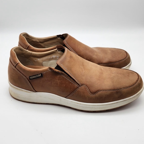 Men's Mephisto Valter Loafer Hazelnut Randy Smooth Leather 9.5M Pre-owned - Picture 4 of 11